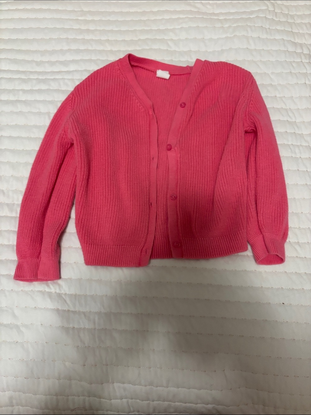 GAP Bright Pink Button-Up Women's Cardigan